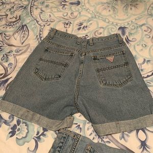 Vintage guess high waisted shorts